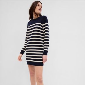 Gap Stripe Mini Sweater Dress